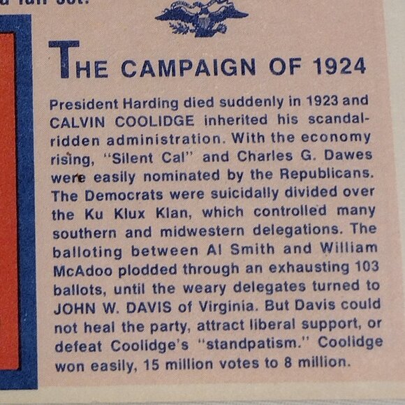 Hats Off To The Past - The Campaign of 1924 - Picture 4 of 5